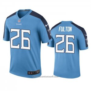 Camiseta NFL Legend Tennessee Titans Kristian Fulton Azul Color Rush
