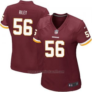 Camiseta Washington Redskins Riley Rojo Nike Game NFL Marron Mujer