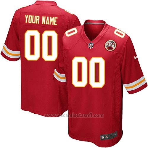 Camisetas NFL Limited Nino Kansas City Chiefs Personalizada Rojo replicas